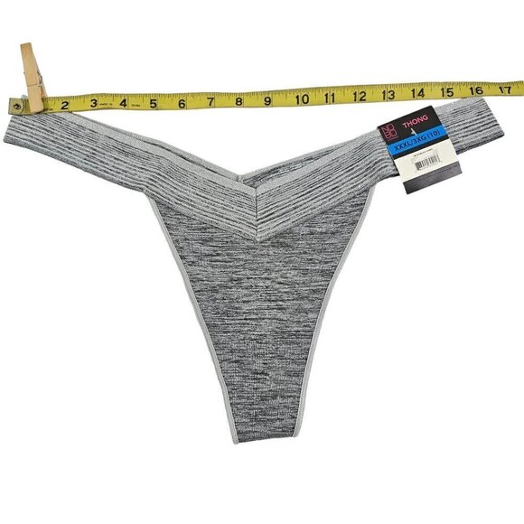 No Boundaries Women’s 3-Pack Multi-Color Seamless Lace Thong Panties – Size XXXL - Picture 4 of 16